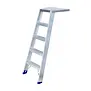Eurostairs Trittleiter für Fuger Verputzer 5 Stufen