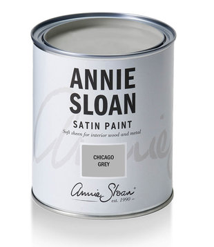 Annie Sloan Satin Paint Chicago Grey 750ml