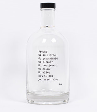 Glazen fles - Fem