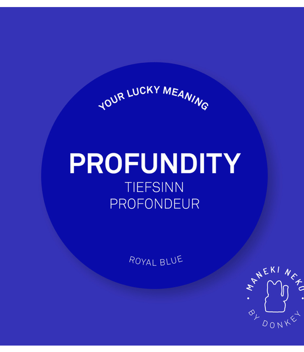 Lucky Cat | Royal Blue