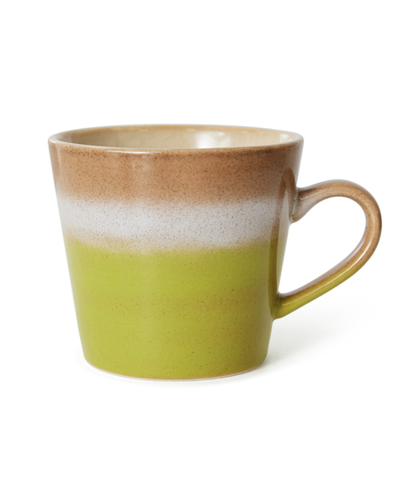 HKliving 70S CERAMICS: CAPPUCCINO MUG, ECLIPSE