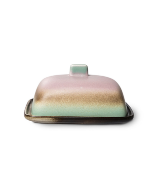 70S CERAMICS: BUTTER DISH, MERCURY