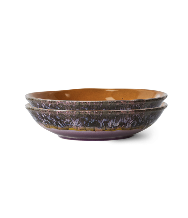 HKliving 70S CERAMICS: CURRY BOWLS, DAYBREAK (SET OF 2)