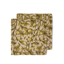 COTTON NAPKINS MEDITERRANEAN OLIVE (SET OF 2)