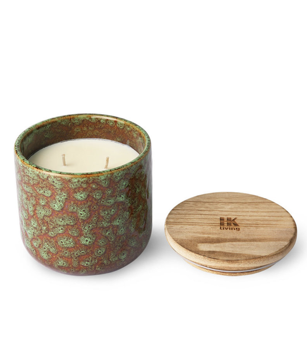 HKliving CERAMIC SCENTED CANDLE: FLORAL BOUDOIR