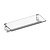 Keuco Towel rack with shelf from glass series Plan Keuco