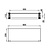 Keuco Towel rack with shelf from glass series Plan Keuco