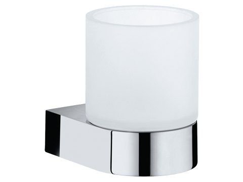 Keuco series Edition 300 Tumbler holder with crystal glass