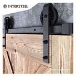 Sliding door system Wheel Mat Black by Intersteel