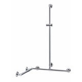 Keuco Shower handle with shower rod 1097/1097/1263mm freely positionable Plan Care Keuco