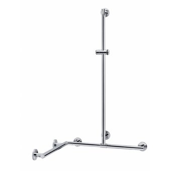 Keuco Corner shower handle with shower rod freely positionable 1097/1097/1263mm Plan Care Keuco