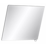 DELABIE Tilting mirror with short handle glossy chrome from Delabie