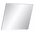 DELABIE Kippspiegel mit kurzem Griff aus weißem Nylon von Delabie