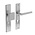 Intersteel 72mm front door security fittings with core pull protection