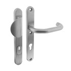 Intersteel Security fittings front door 72mm narrow shield with core draft protection