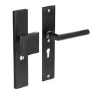 Intersteel Security fittings front door 55mm with core pull protection - matte black