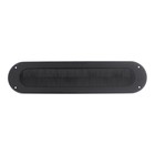 Intersteel Draft protection oval in matt stainless steel black