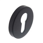 Intersteel Rosette profile cylinder hole round Ø53X8,5mm stainless steel matt black Intersteel