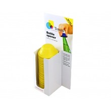 Tenura Non-slip bottle opener 1x Display of 25 pieces - Yellow - Tenura