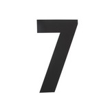 Intersteel House number 7 - XL height 30cm stainless steel / matte black from Intersteel