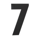 Intersteel House number 7 - XXL height 50 cm stainless steel / matt black by Intersteel