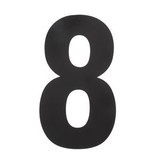 Intersteel House number 8 - XXL height 50cm stainless steel/matt black from Intersteel