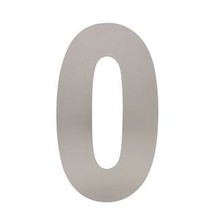 Intersteel House number 0 - XXL height 50 cm stainless steel brushed from Intersteel