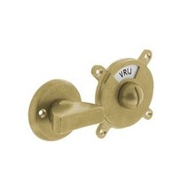 Intersteel Toilet closure - bathroom closure George - VRIJ/BEZET - brass tumbled