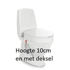 Etac My-Loo Toiletverhoger 10cm  met deksel - Etac