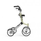 Trustcare Let's Go Out rollator - beige/zilver + boodschappentas - TrustCare