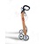 Trustcare Let's Go Indoor walker - beech / silver + tray and basket - TrustCare