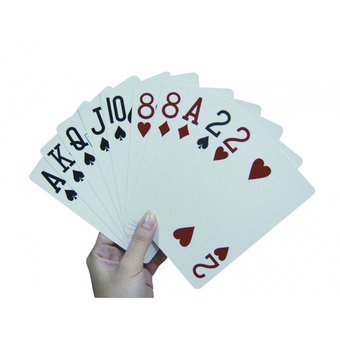 Able2 Playing cards extra large 10 x 15 cm