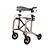 Able2 Neptune walker - champagne - with rollator bag and back strap - Able2