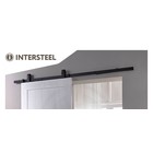 Intersteel Schuifdeursysteem Basic Top Mat Zwart van Intersteel