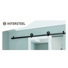 Intersteel Schiebetürsystem Modern Top Matt Black von Intersteel