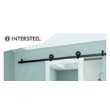 Intersteel Sliding door system Modern Top Matt Black from Intersteel