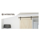 Intersteel Sliding door system Basic Mat Black from Intersteel
