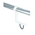 NORMBAU Toilet roll holder for support handles - Cavere Normbau handles