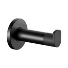 Keuco Towel hook with door buffer series Plan Black Keuco