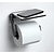 Keuco Toilet paper roll holder with shelf Plan Black Keuco