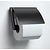 Keuco Toilet paper roll holder with lid Plan Black Keuco