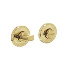 Intersteel Rosette toilet/bathroom closure round 50x8mm - lacquered brass - Intersteel