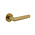 Intersteel Door handle Sora on rosette in brass matt titanium PVD - Intersteel