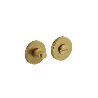 Intersteel Rosette toilet closure / bathroom closure round brass matt titanium PVD Intersteel