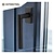 Intersteel Window handle Jura on rectangular rosette stainless steel black matt from Intersteel