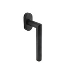 Intersteel Window handle Jura oval rosette stainless steel black matt from Intersteel