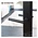 Intersteel Door handle Jura minimalist rosette matt black from Intersteel