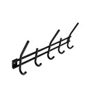 Intersteel Coat rack 5 hooks stainless steel matt black from Intersteel