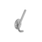 Intersteel Hat/coat hook on oval rosette - brushed stainless steel - Intersteel