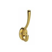 Intersteel Coat hook on rosette - brass lacquered - Intersteel